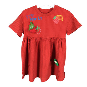 Unisex Next - Trikotaažist kleit, suurus 98 - 104 - Punane (1)