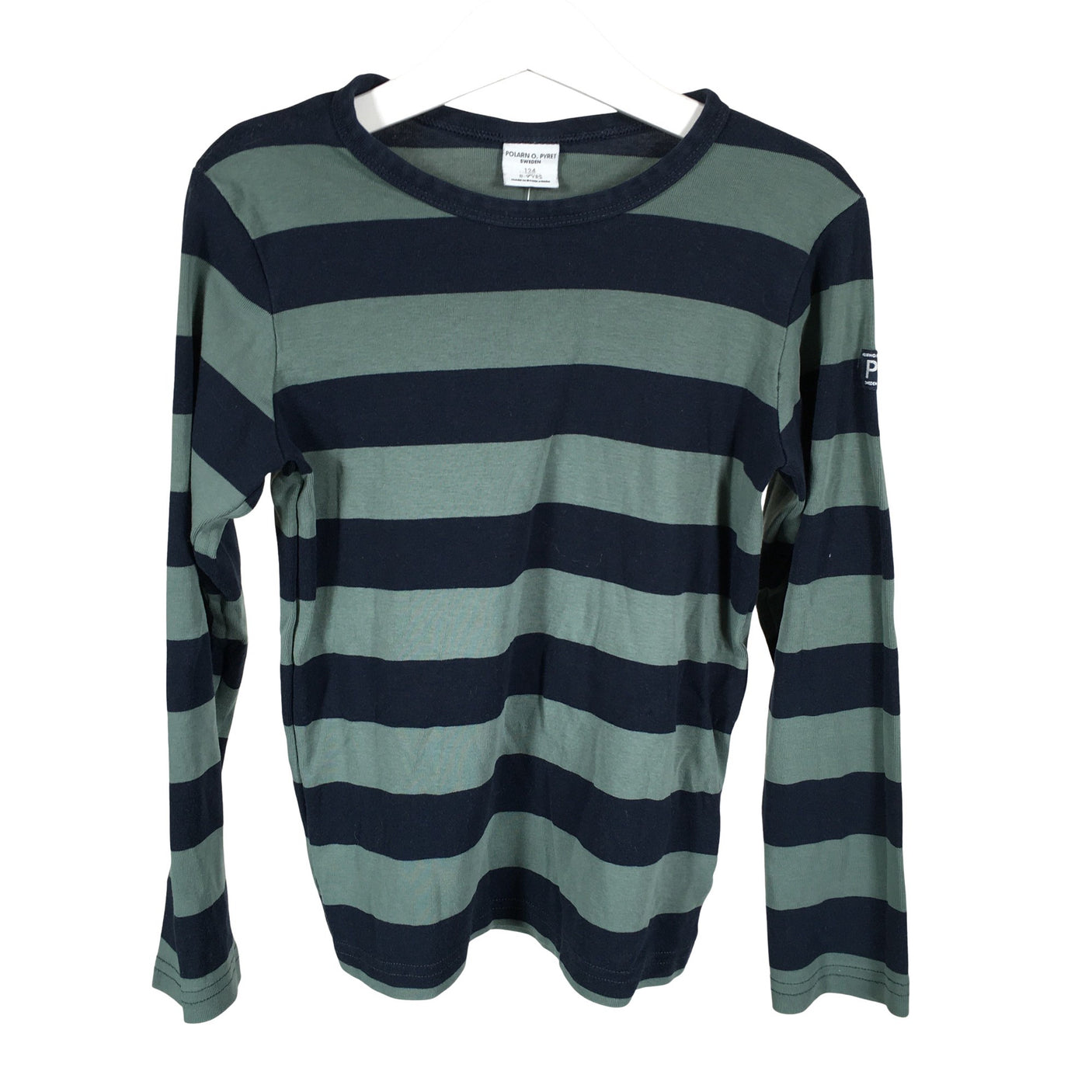 Unisex Polarn O. Pyret - Trikotaažist pluus, suurus 128 - 134 - Roheline (1)