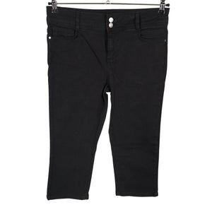 Unisex Soyaconcept - Teksast poolpikad püksid, suurus 44 - Must (1)