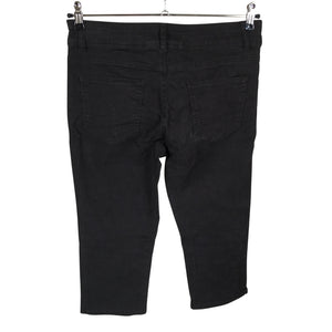 Unisex Soyaconcept - Teksast poolpikad püksid, suurus 44 - Must (2)