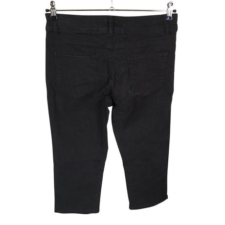 Unisex Soyaconcept - Teksast poolpikad püksid, suurus 44 - Must (2)