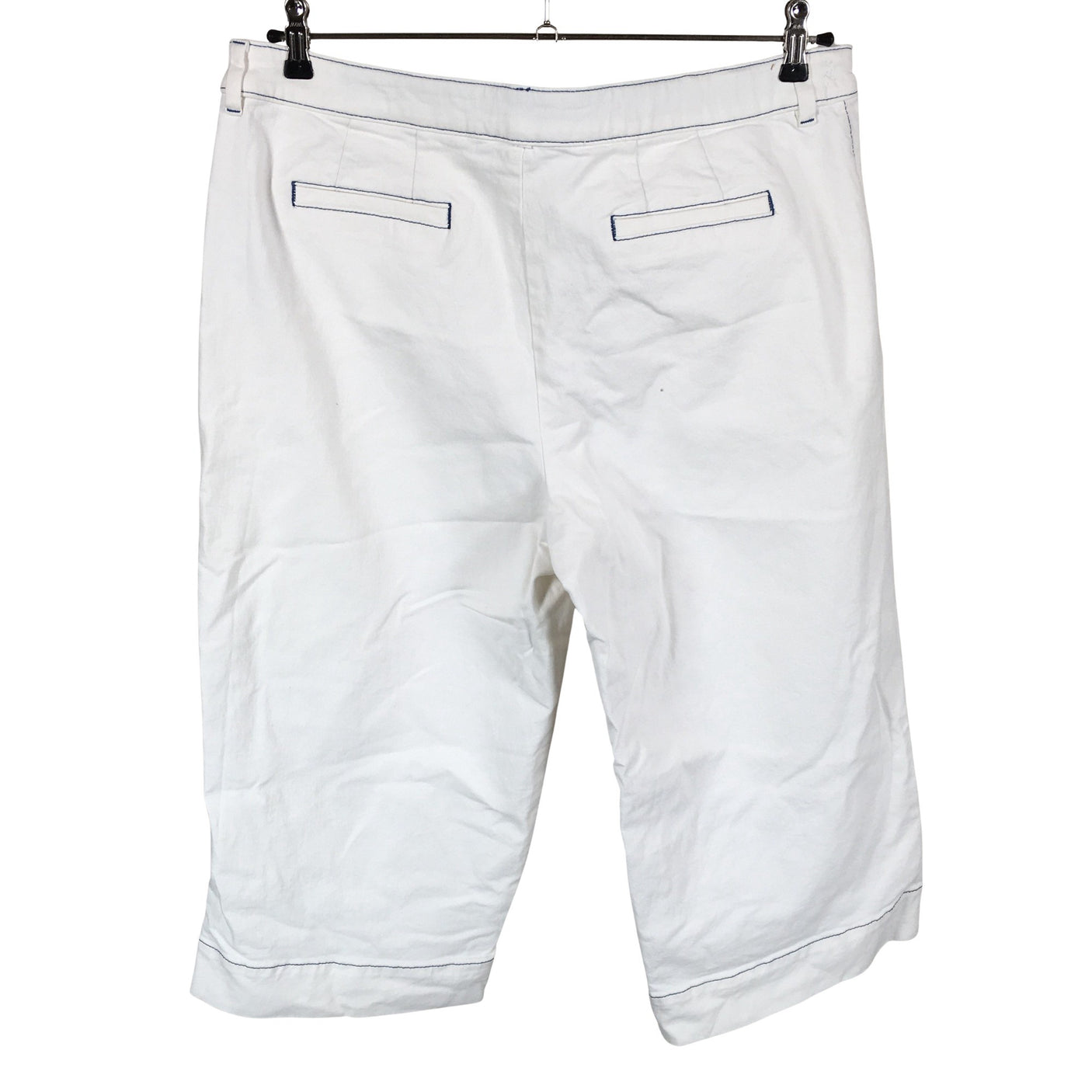 Unisex Esprit - Mittevenivad poolpikad püksid, suurus 44 - Valge (2)