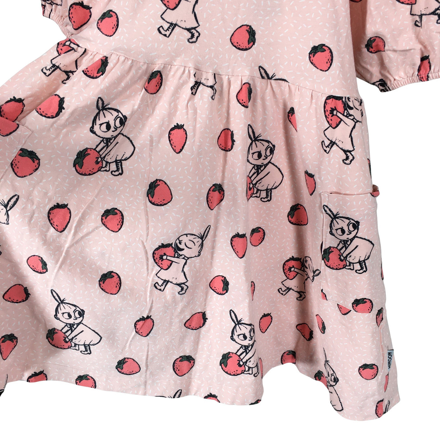 Unisex Moomin by Martinex - Trikotaažist kleit, suurus 104 - 110 - Heleroosa (2)