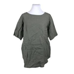 Unisex Sinnuu - Lühikeste käistega pluus, suurus 44 - Roheline (1)