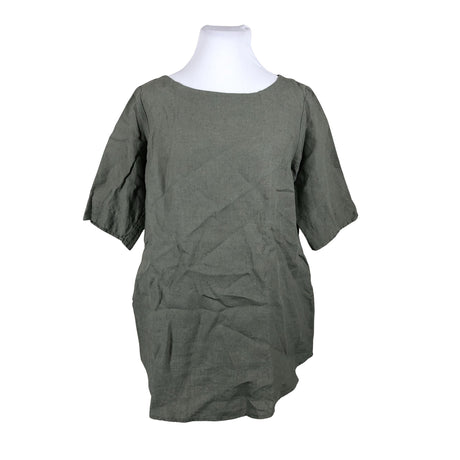 Unisex Sinnuu - Lühikeste käistega pluus, suurus 44 - Roheline ()