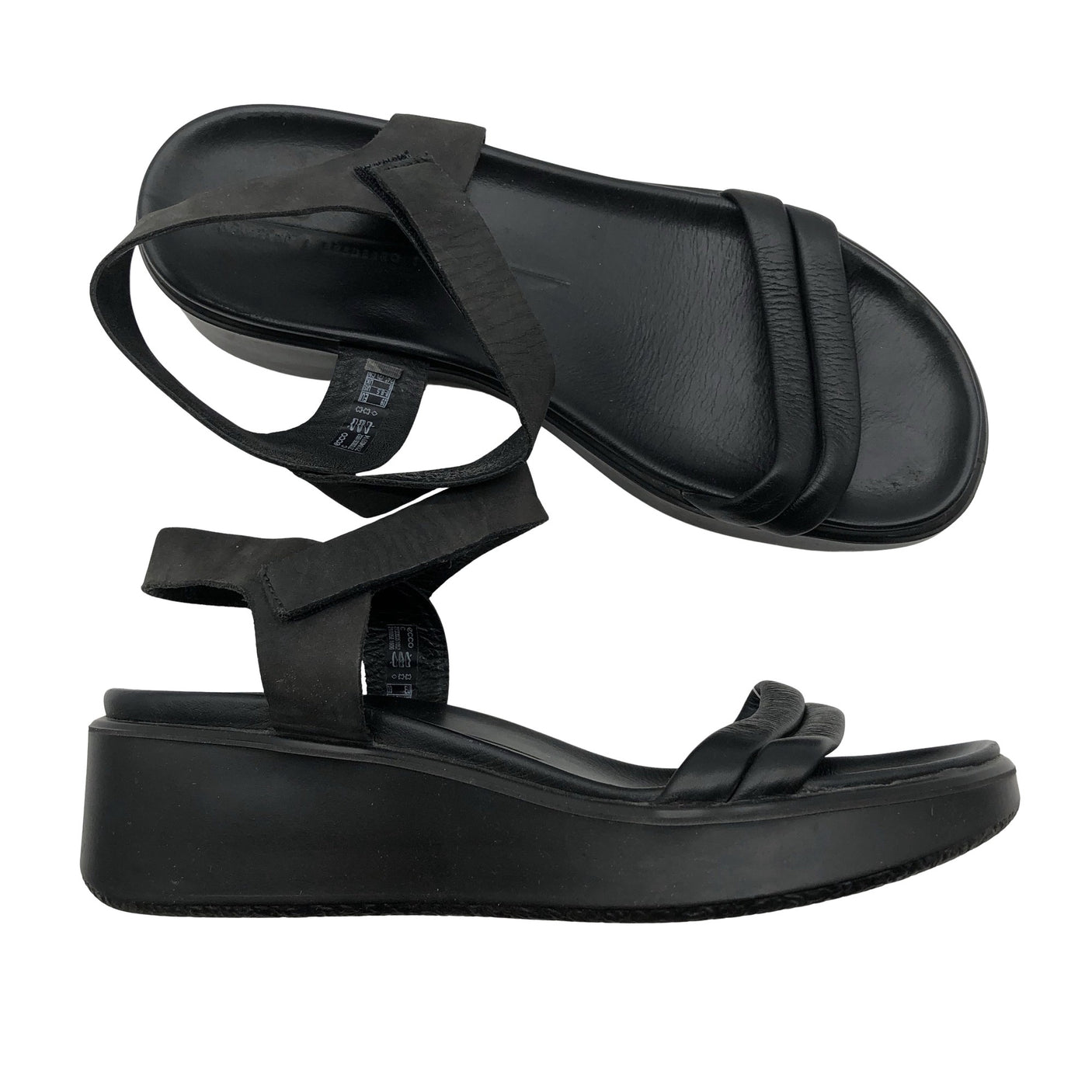 Unisex Ecco - Rihmikud, suurus 39 - Must (1)