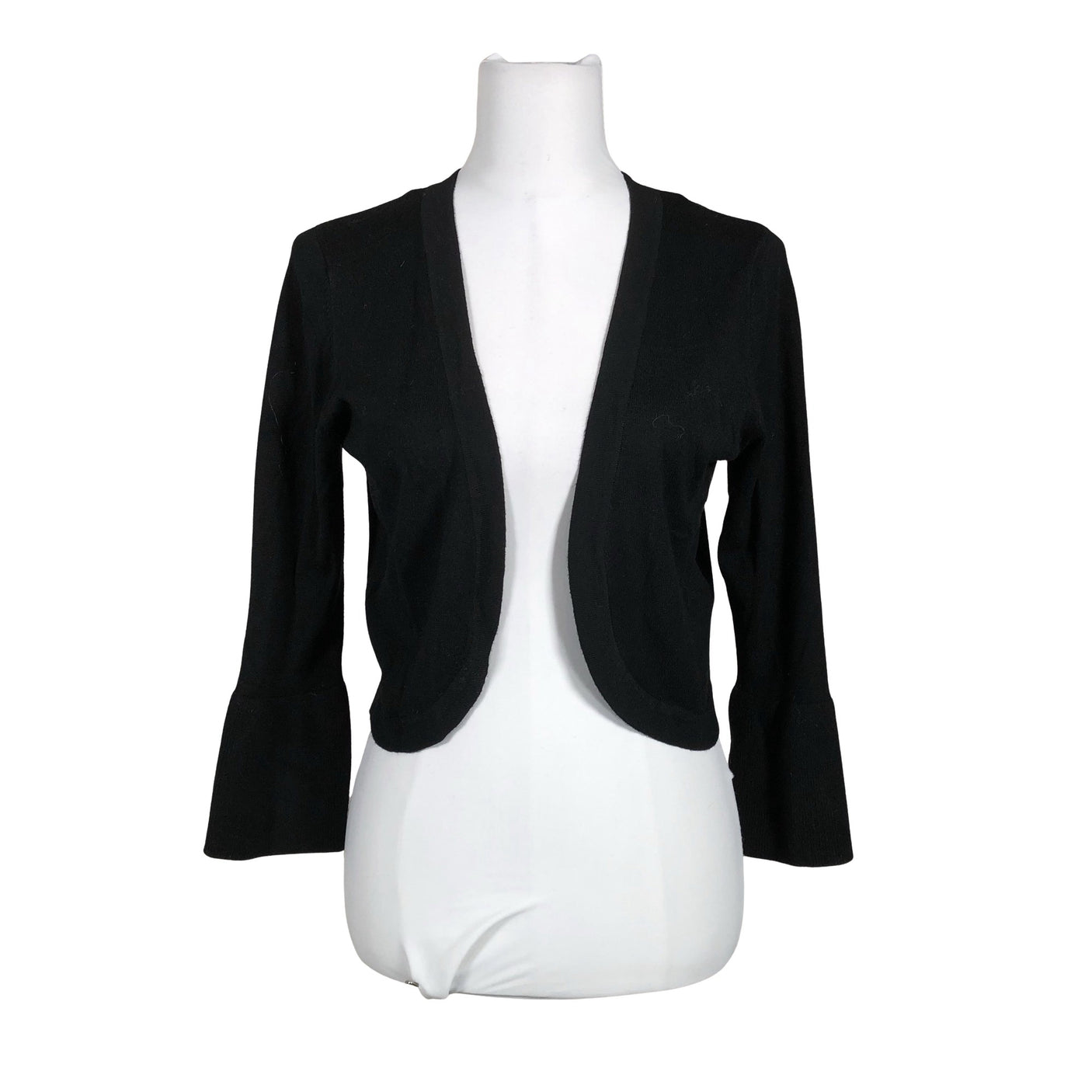 Unisex Kaffe - Kootud boolero, suurus 40 - Must (1)