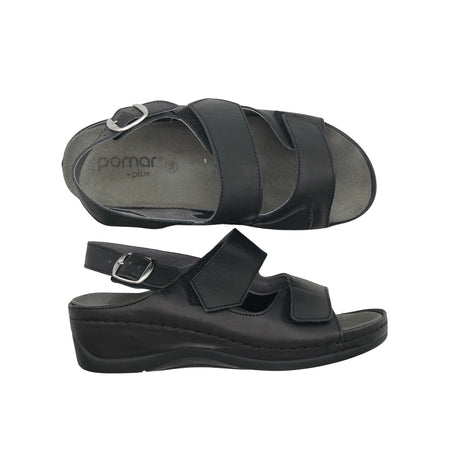 Unisex Pomar - Rihmikud, suurus 38 - Must ()