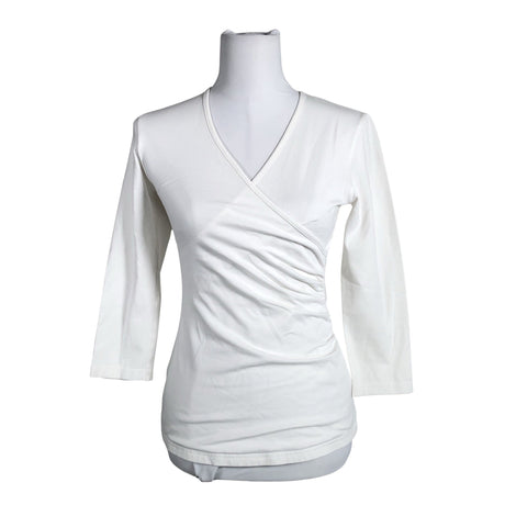 Unisex Andiata - Trikotaažist pluus, suurus 36 - Valge ()