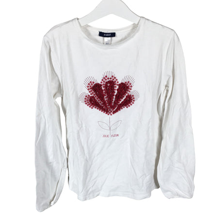 Unisex Okaïdi - Trikotaažist pluus, suurus 134 - 140 - Valge ()