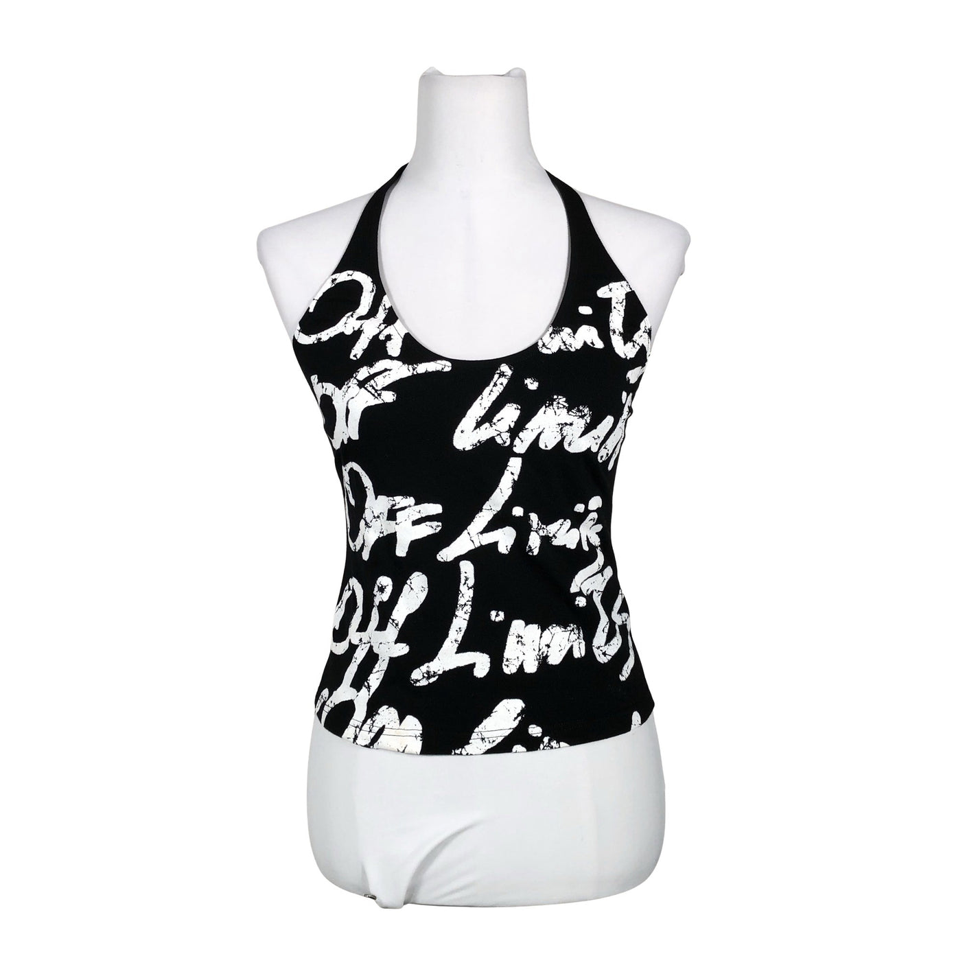 Unisex Off Limits - Trikotaažist topp, suurus 38 - Must (1)