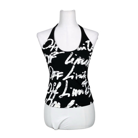 Unisex Off Limits - Trikotaažist topp, suurus 38 - Must ()