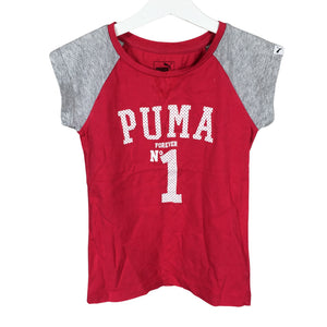 Unisex Puma - T-särk, suurus 134 - 140 - Punane (1)