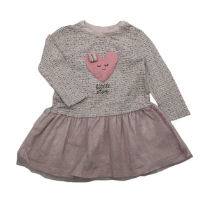 Unisex Coccodrillo - Trikotaažist kleit, suurus 80 - 86 - Heleroosa (1)