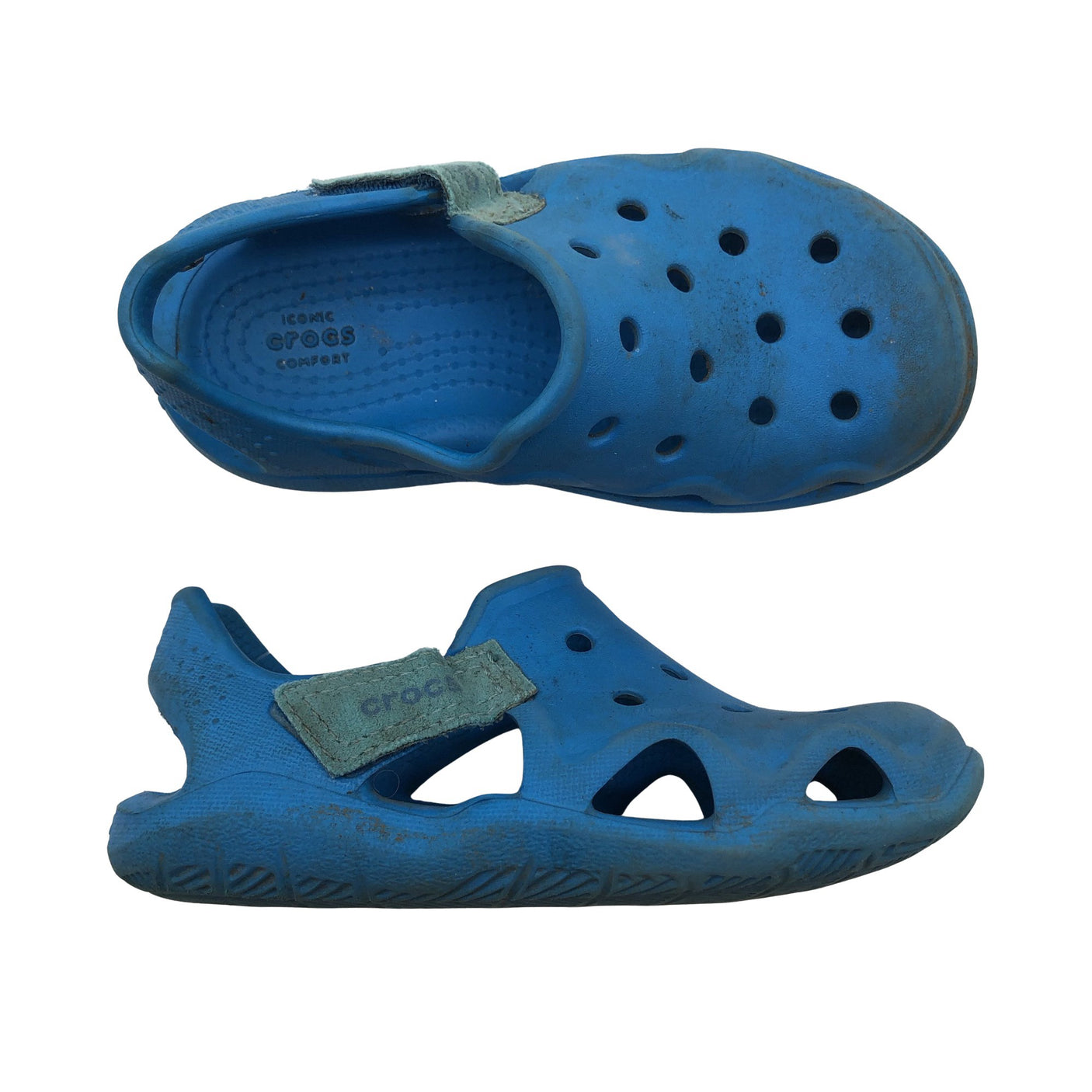 Unisex Crocs - Lahtise kannaga jalanõud, suurus 27 - Sinine (1)