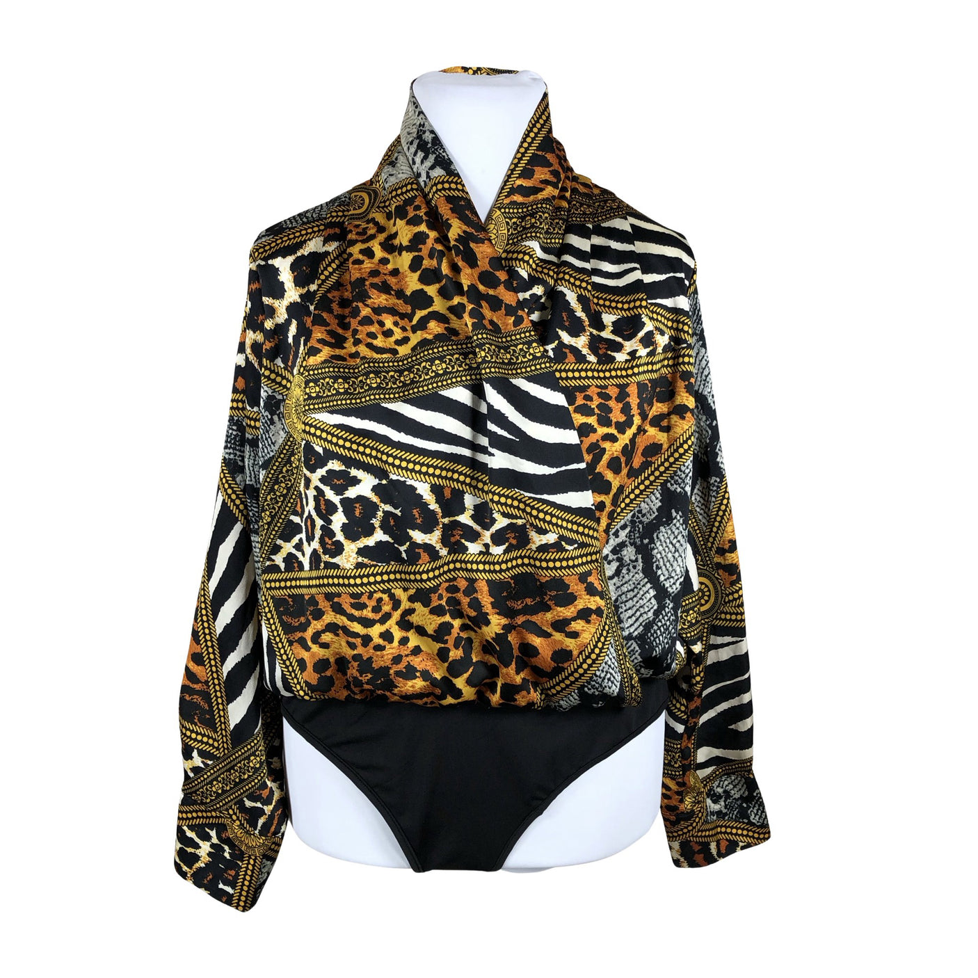 Unisex Club L London - Bodi, suurus 46 - Must (1)