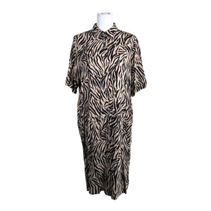 Unisex Cut & Pret - Mitteveniv kleit, suurus 40 - Pruun (1)