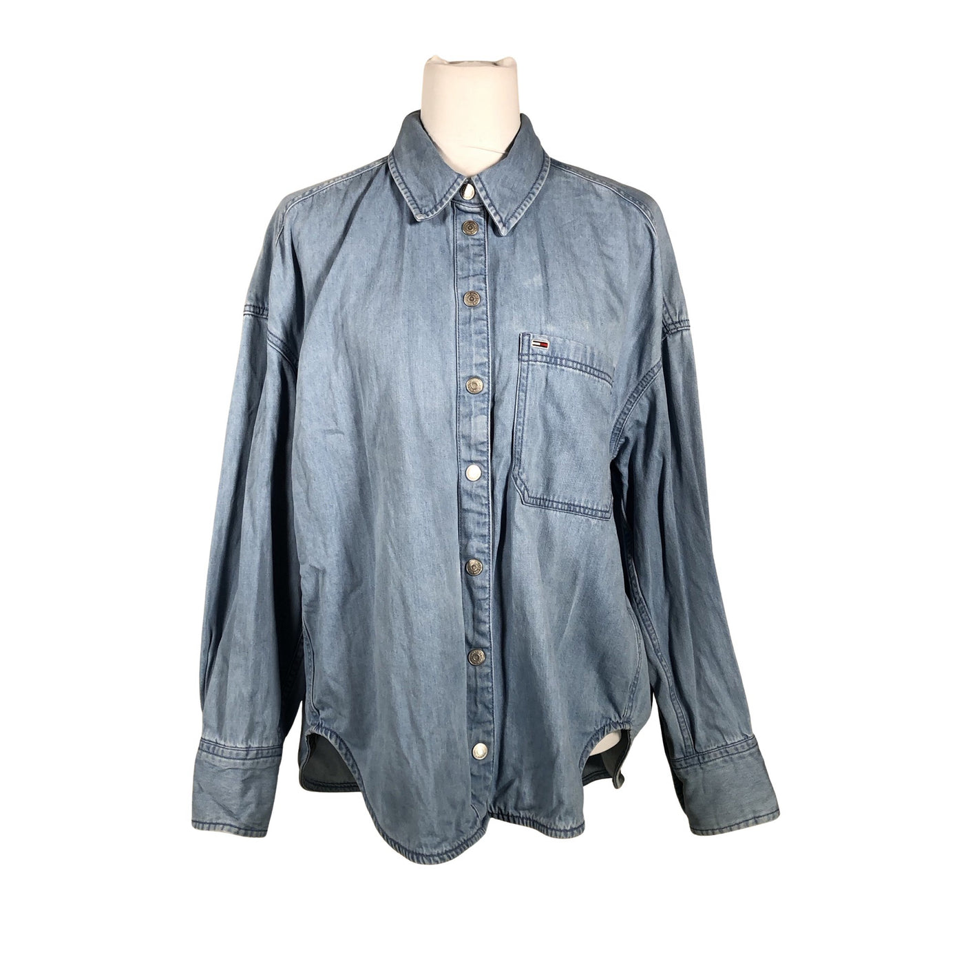 Unisex Tommy Jeans (Tommy Hilfiger) - Teksasärk, suurus 40 - Helesinine (1)