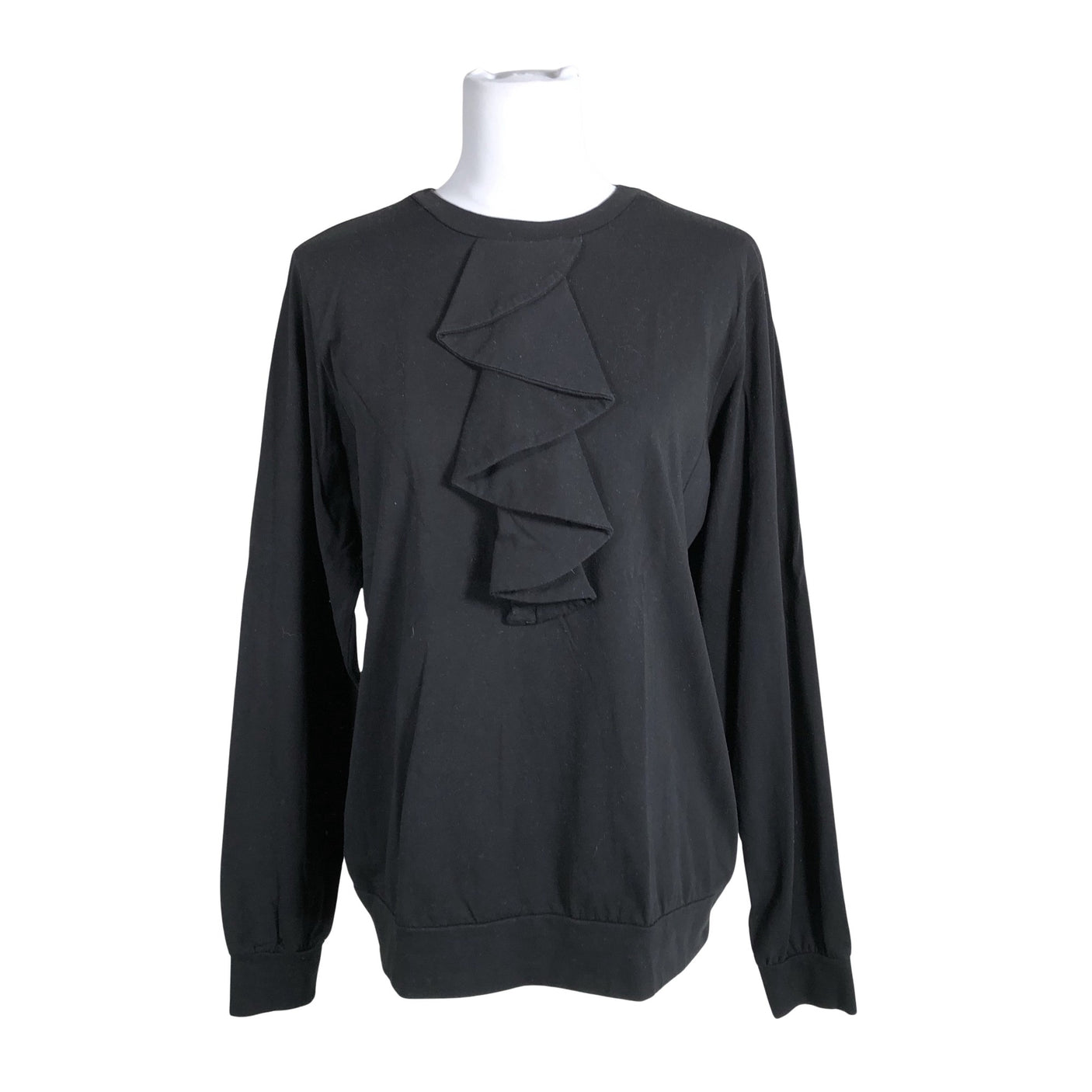 Unisex NOSH - Trikotaažist pluus, suurus 40 - Must (1)