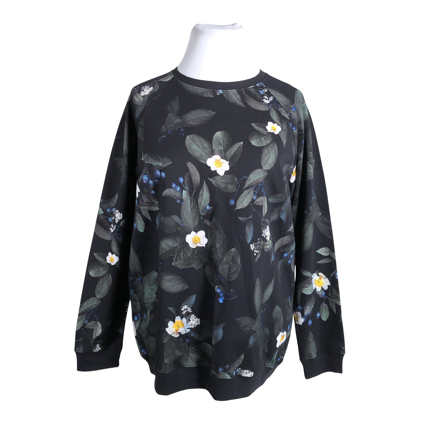 Unisex Uhana Design - Trikotaažist pluus, suurus 44 - Must (1)