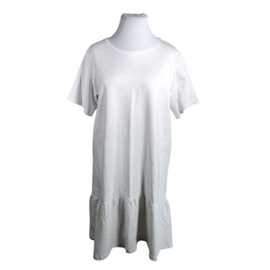 Unisex Kaiko - Trikotaažist kleit, suurus 42 - Valge (1)