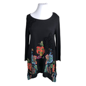 Unisex Desigual - Trikotaažist tuunika, suurus 42 - Must (1)