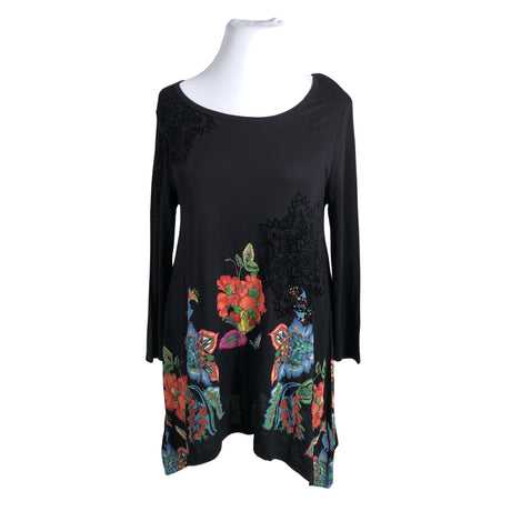 Unisex Desigual - Trikotaažist tuunika, suurus 42 - Must ()