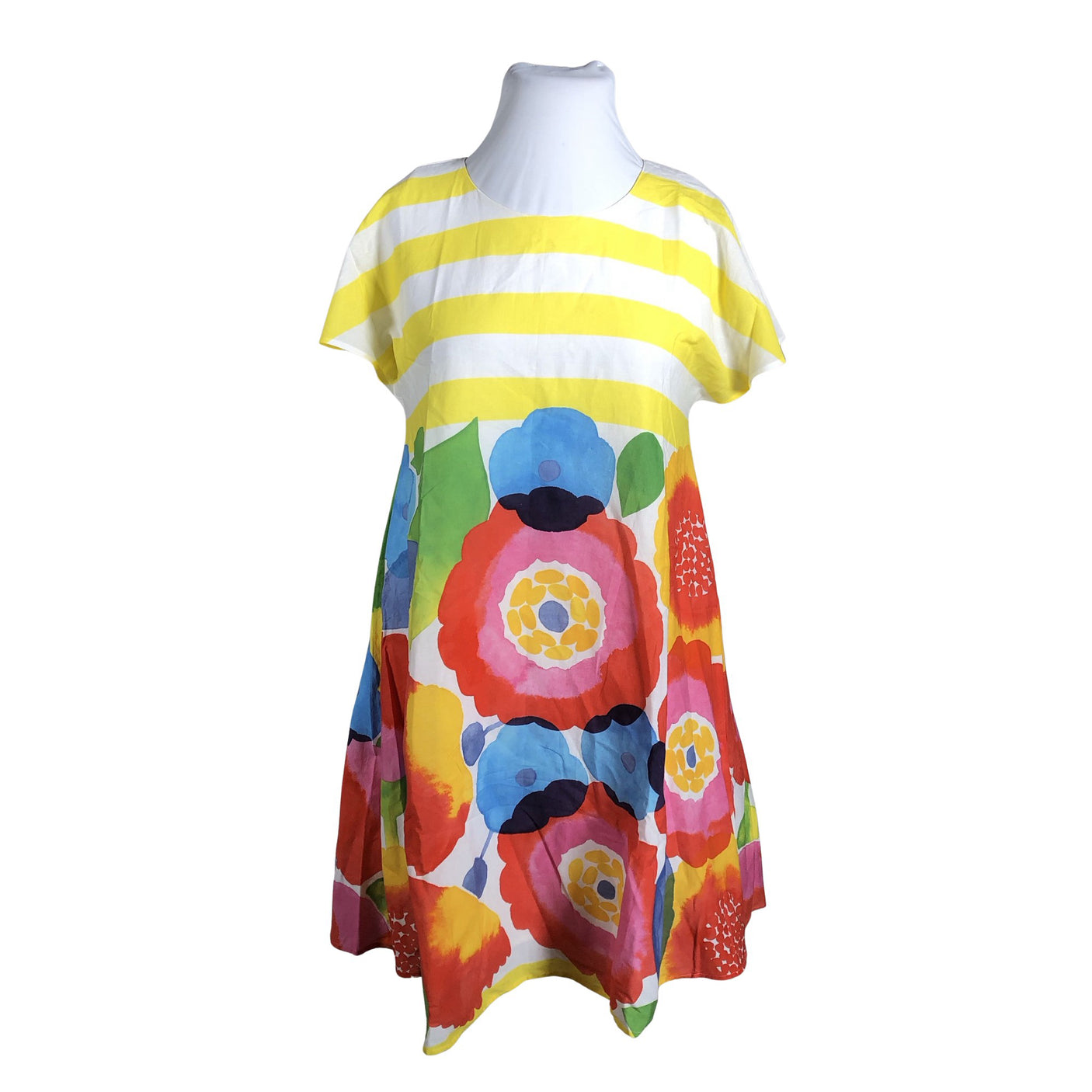 Unisex Marimekko - Mitteveniv kleit, suurus 42 - Kollane (1)