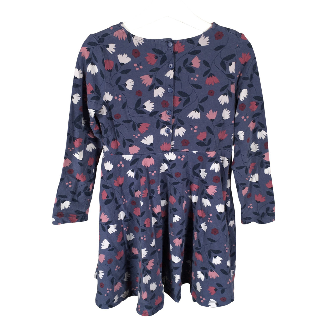 Unisex Polarn O. Pyret - Trikotaažist kleit, suurus 110 - 116 - Sinine (2)
