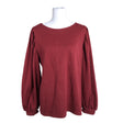 Unisex Nanso - Trikotaažist pluus, suurus 40 - Veinipunane ()