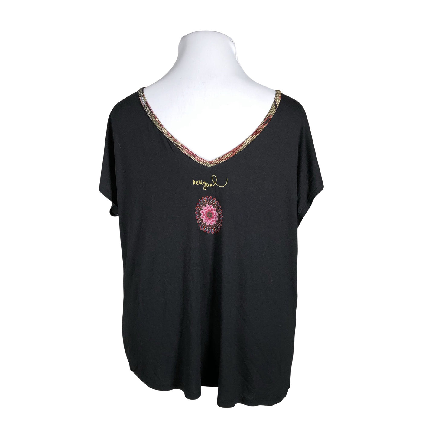 Unisex Desigual - T-särk, suurus 44 - Must (2)