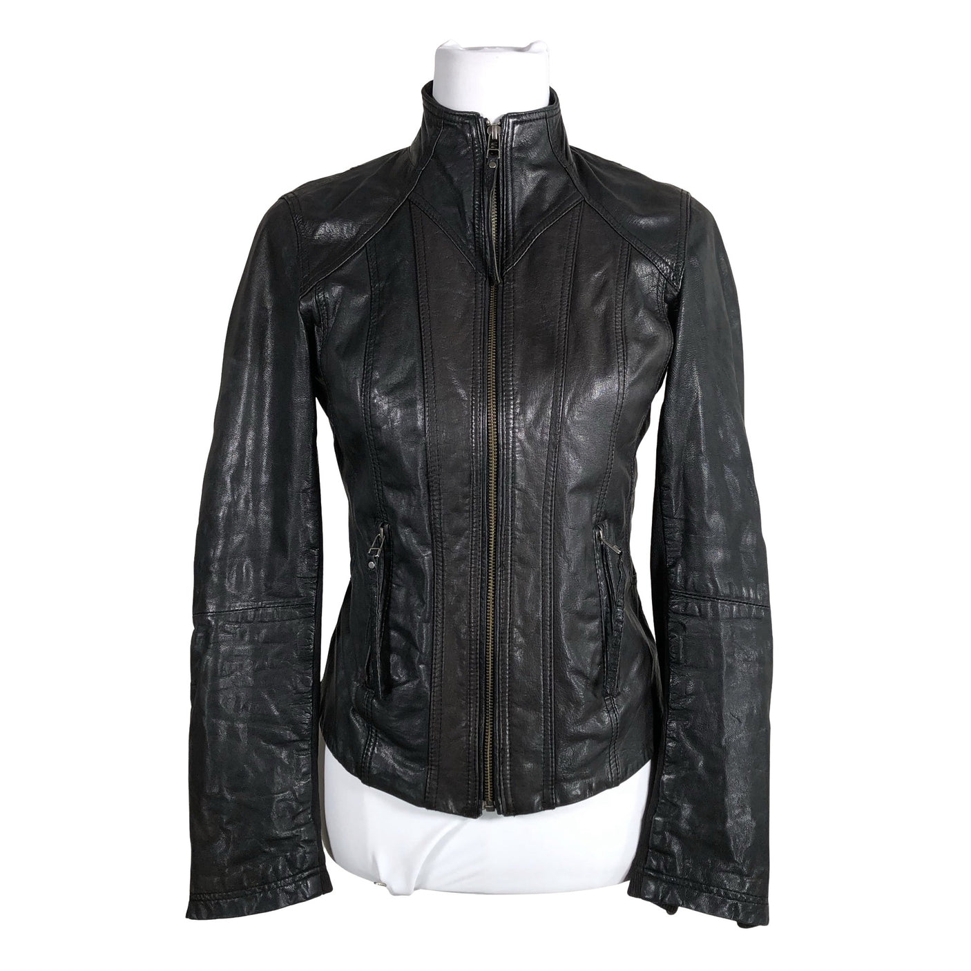 Unisex Oasis - Nahktagi, suurus 36 - Must (1)