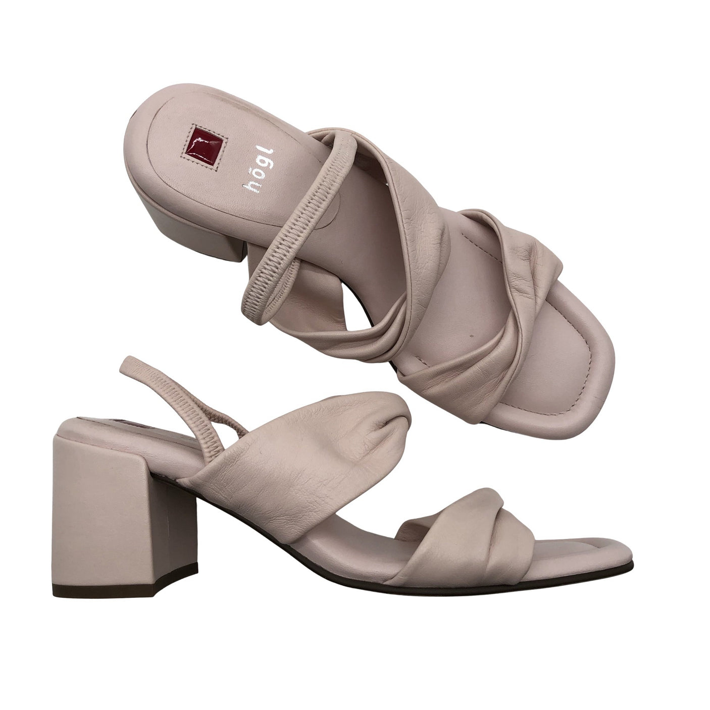 Unisex Högl - Kontsaga rihmikud, suurus 38 - Heleroosa (1)