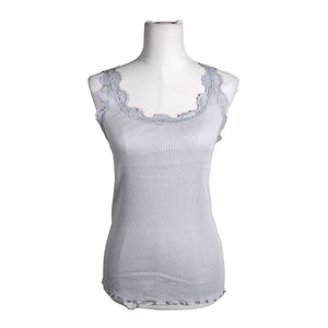 Unisex Rosemunde - Trikotaažist topp, suurus 36 - Helesinine (1)