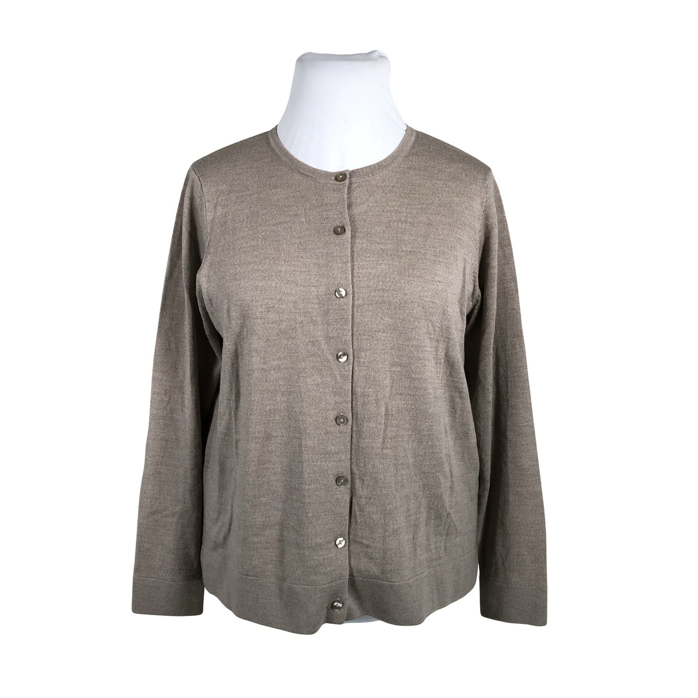 Unisex Essentials by Stockmann - Kardigan, suurus 42 - Pruun (1)