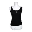 Unisex Lindex - Trikotaažist topp, suurus 38 - Must ()