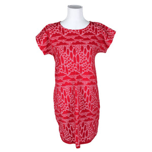 Unisex Kaino - Trikotaažist kleit, suurus 38 - Punane (1)