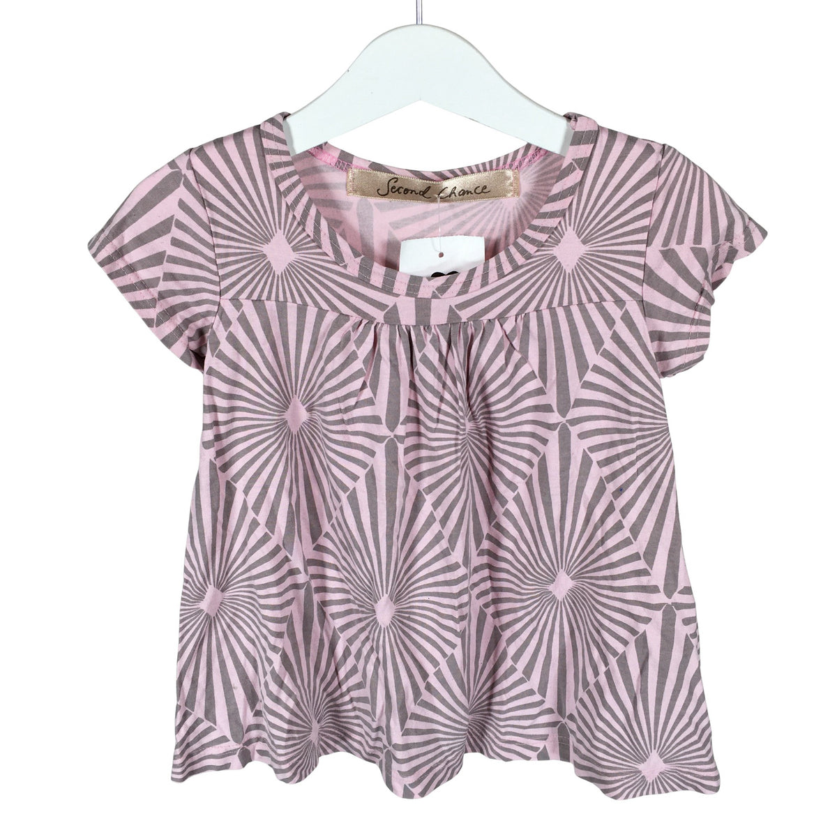 Unisex Second Chance - Trikotaažist tuunika, suurus 92 - 98 - Heleroosa (1)