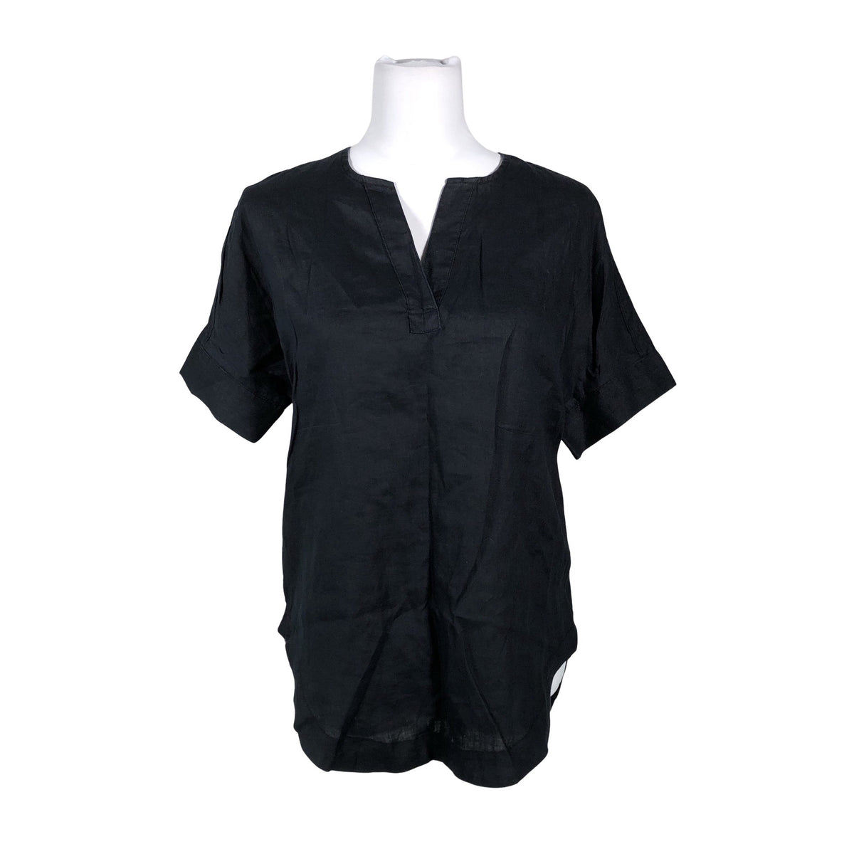 Unisex Marks&Spencer - Lühikeste käistega pluus, suurus 38 - Must (1)
