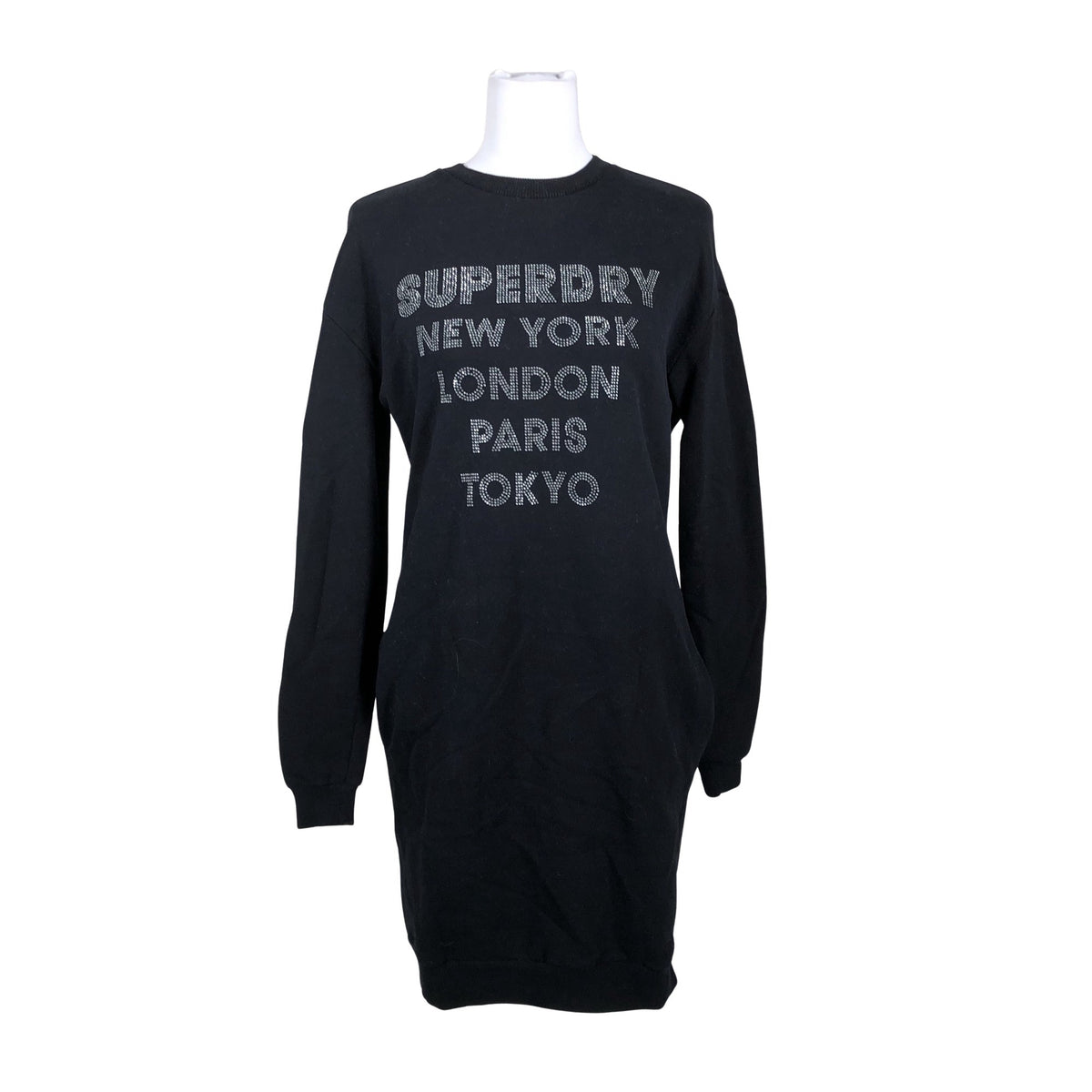 Unisex Superdry - Dressikangast tuunika, suurus 36 - Must (1)