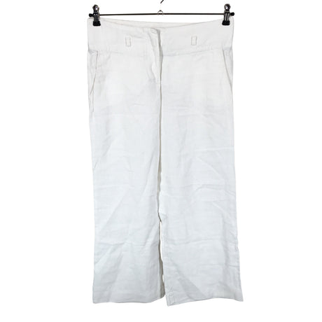 Unisex Global - Mittevenivad püksid, suurus 36 - Valge ()