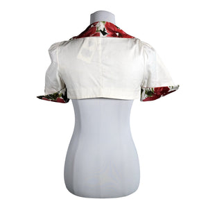 Unisex Rinascimento - Pidulik boolero, suurus 36 - Looduslik valge (2)
