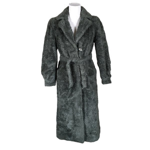 Unisex Bianca - Kunstkarusnahast mantel, suurus 34 - Hall (1)