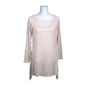 Unisex New Collection - Kootud tuunika, suurus 40 - Heleroosa (1)
