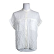 Unisex Weekday - Lühikeste käistega pluus, suurus 34 - Valge ()