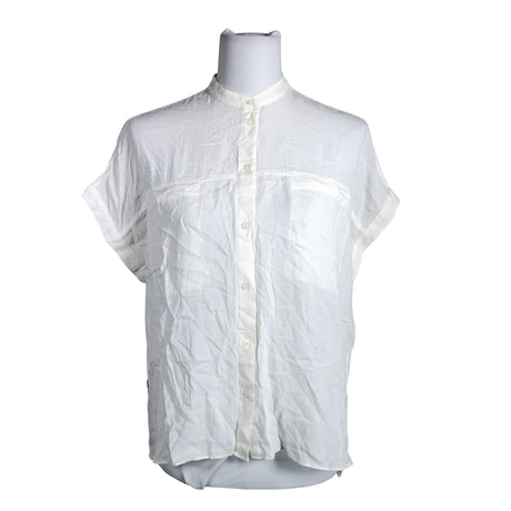 Unisex Weekday - Lühikeste käistega pluus, suurus 34 - Valge ()
