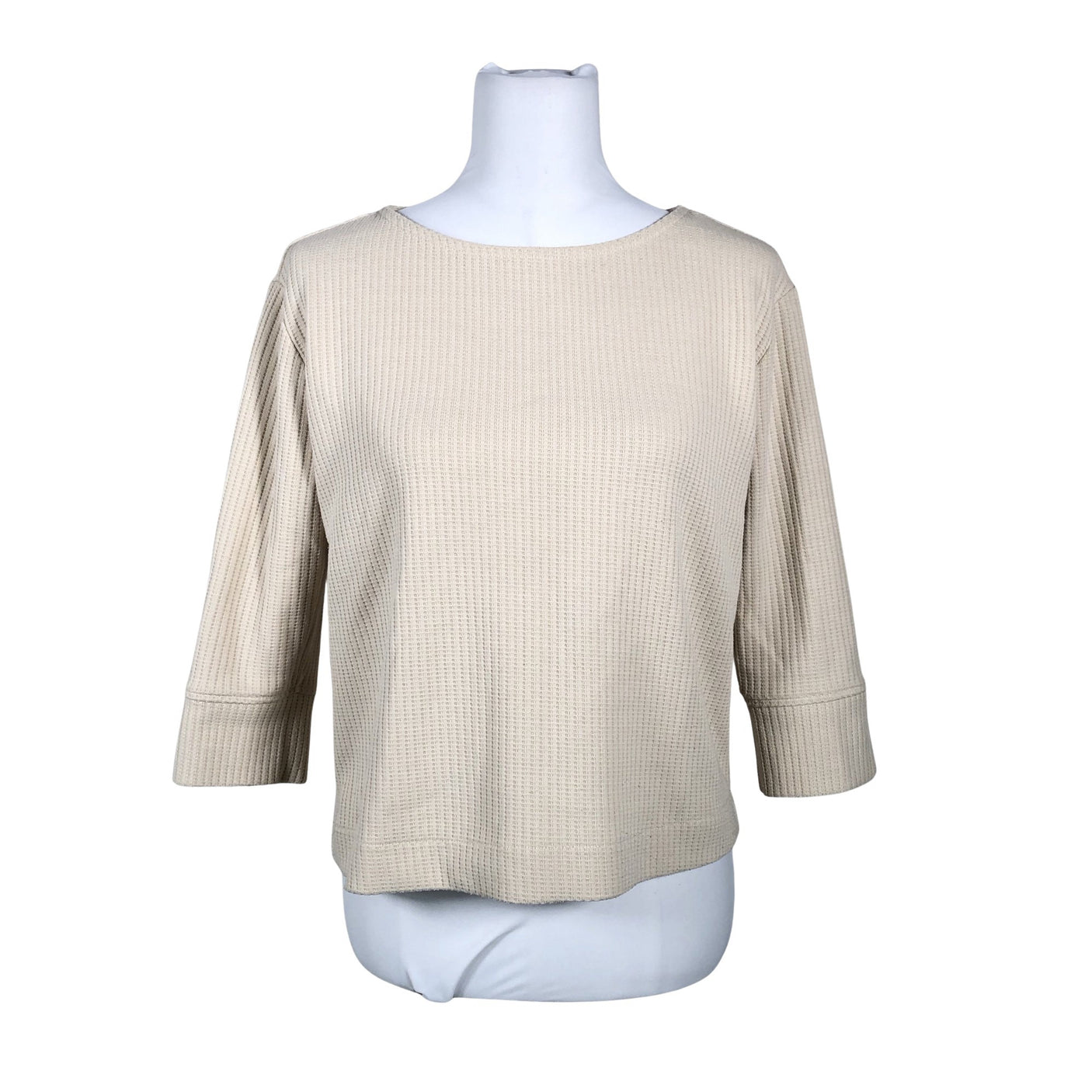 Unisex Comma - Trikotaažist pluus, suurus 34 - Beige (1)