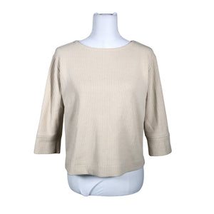 Unisex Comma - Trikotaažist pluus, suurus 34 - Beige (1)