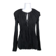 Unisex Gustav - Trikotaažist pluus, suurus 36 - Must ()