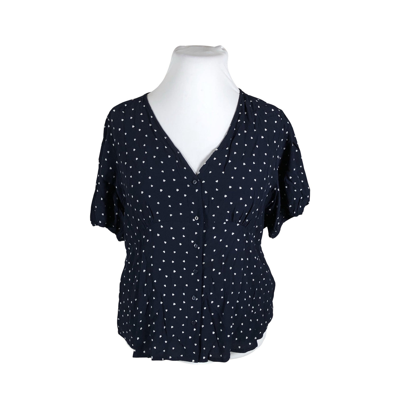 Unisex Marks&Spencer - Lühikeste käistega pluus, suurus 44 - Sinine (1)